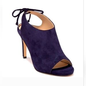 Cole Haan Emmett Booties, Marine Blue Suede, Size 8.5 B